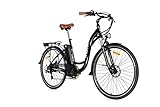 Moma Bikes Bicicleta Electrica, Urbana EBIKE-28 ', Alu. SHIMANO 7V & Doble Freno Disco Bat. Ion Litio 36V 16Ah