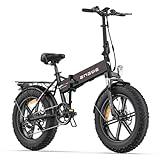 ENGWE EP-2 Pro Bicicleta Electrica Plegable Bici Electricas Adulto | 20'×4.0' Fat Tire | 48V 13Ah Batería Alcance de 120 km |7 Velocidades | Doble...
