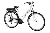 F.lli Schiano E-Ride 28'' Ebike, Bicicleta Electrica Urbana/de Trekking 250W, Adultos Unisex, Aluminio, SHIMANO 21 velocidades, Batería Integrada y...