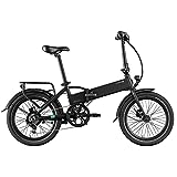 LEGEND EBIKES Monza Bicicleta Eléctrica Plegable Batería Extraíble 25km/h, 36V 14Ah, E Bike 6 Velocidades 250W, Bicicleta Electrica Ruedas 20'...