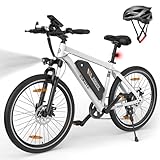 ESKUTE M100 Bicicleta Eléctrica, 27.5' Bicicleta Electrica Montaña,Motor 250W, Batería Extraíble 36V 10.4 Ah, Pantalla LED, 7 Velocidades, Bici...