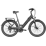 LEGEND EBIKES Milano 36v10.4ah Bicicleta Eléctrica Plegable, Unisex Adulto, Negro Onyx, Talla Única