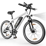 ESKUTE M100 Bicicleta Eléctrica, 27.5' Bicicleta Electrica Montaña,Motor 250W, Batería Extraíble 36V 10.4 Ah, Pantalla LED, 7 Velocidades, Bici...